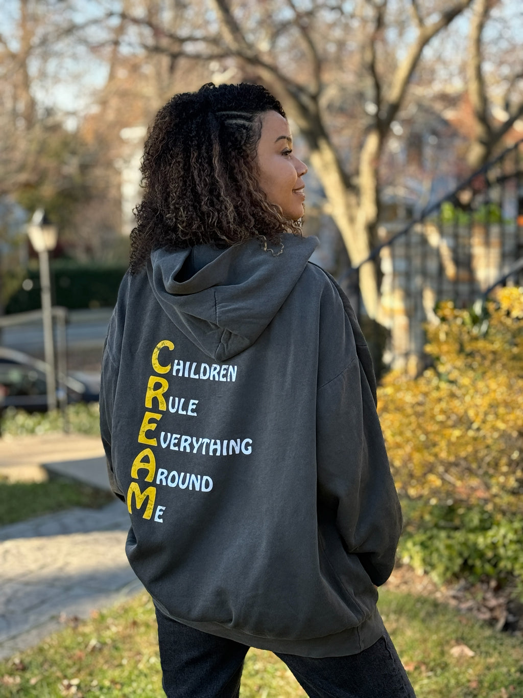 Mom Gang Pigment Dyed Pullover Hoodie