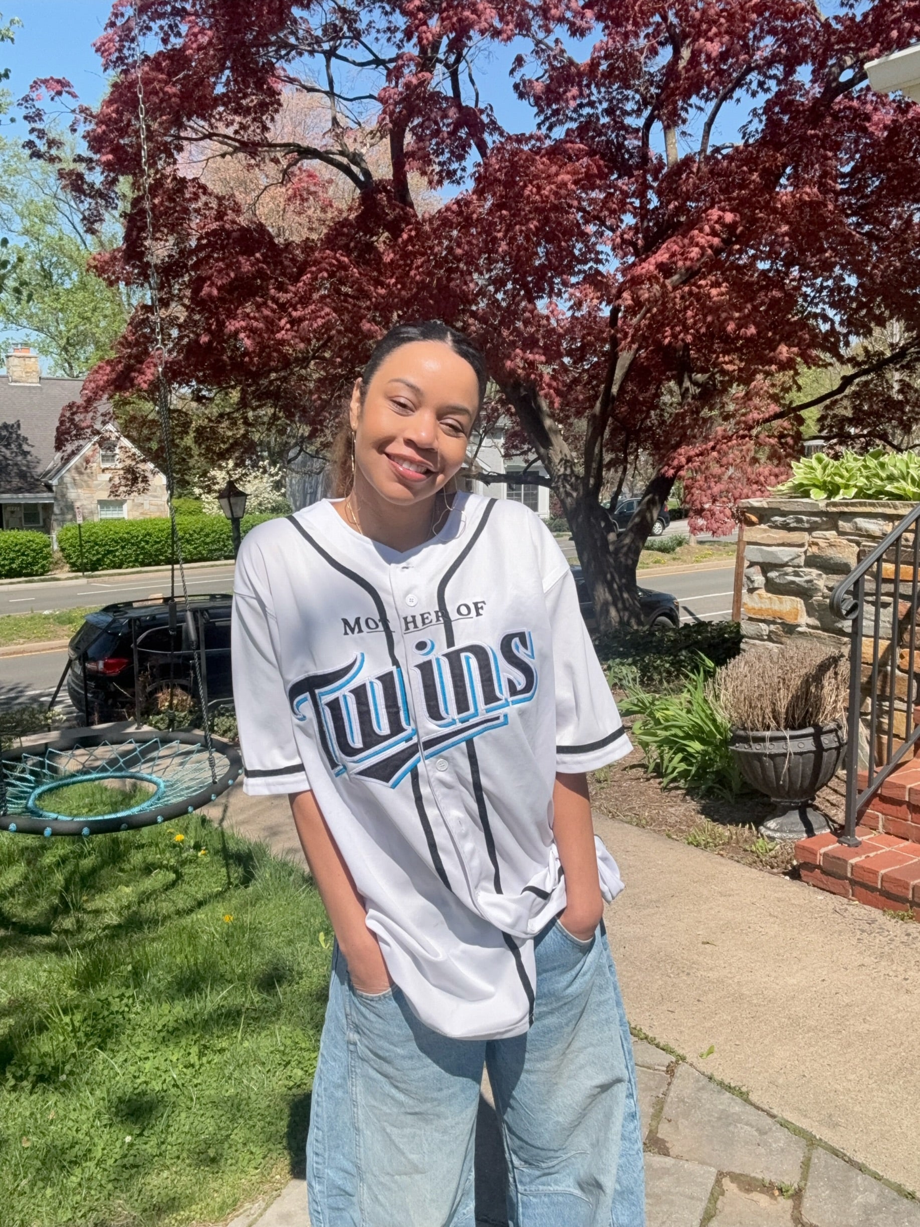 Mother of Twins Urban Baseball Jersey