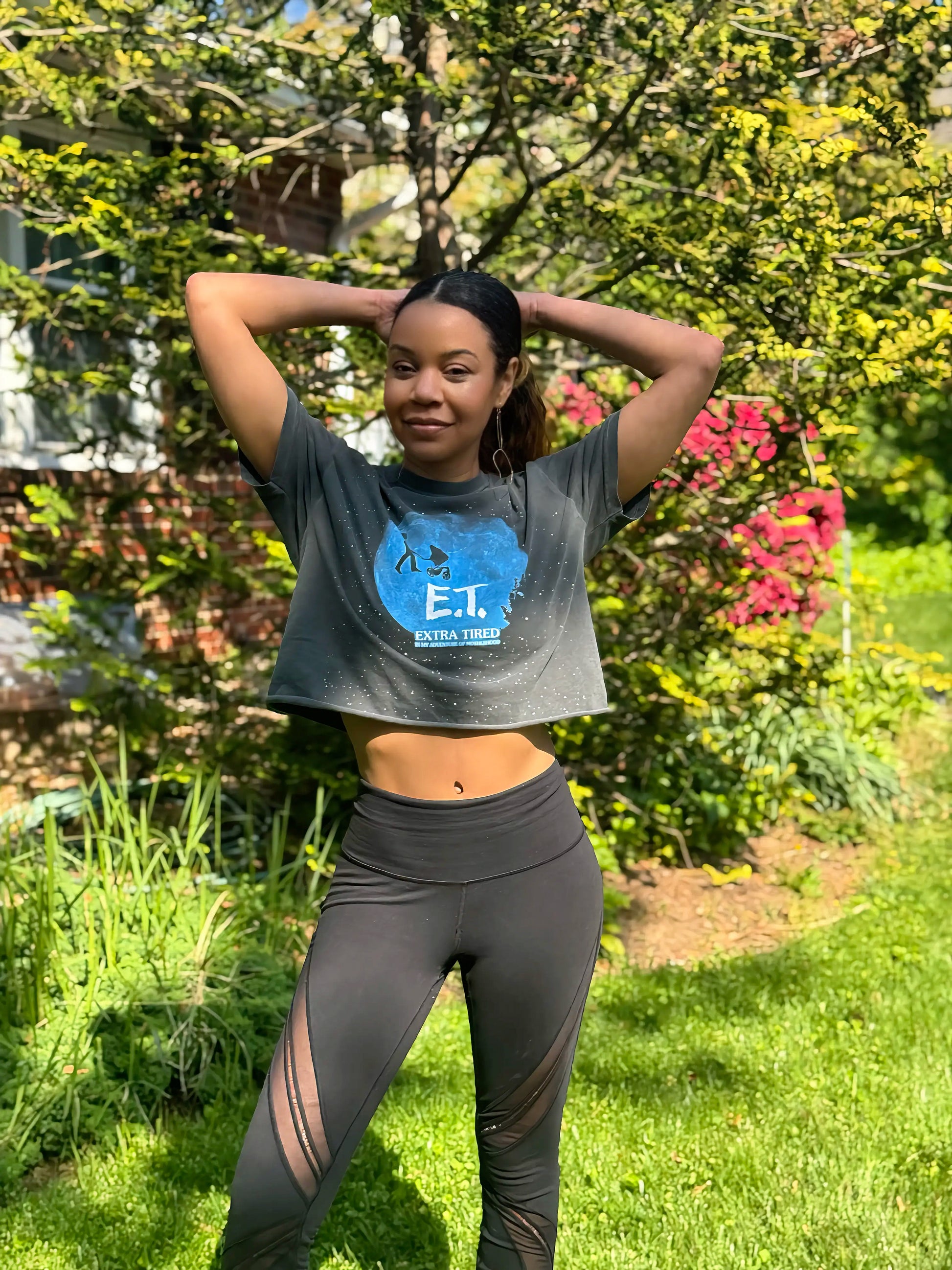 Extra Tired Crop Tee